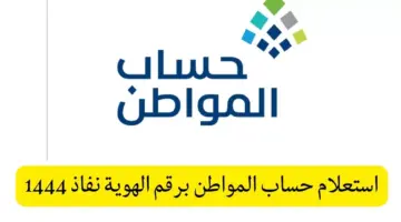ما هي طريقة استعلام حساب المواطن عبر نفاذ برقم الهوية؟