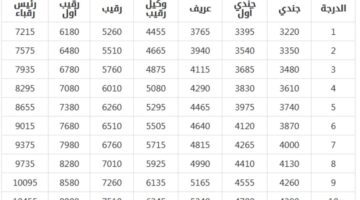 كم يبلغ سلم رواتب الافراد الجديد ومتطلبات الالتحاق بإحدى الوظائف العسكرية؟