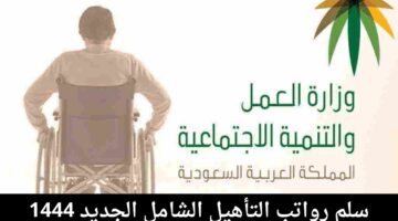 "الموارد البشرية" .. تعلن عن سلم رواتب التأهيل الشامل 1445