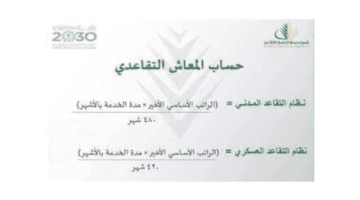 "هيئة التقاعد" توضح طريقة حساب راتب التقاعد وكيفية التسجيل فيه