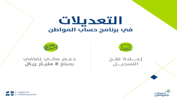 ماهي التعديلات الجديدة لحساب المواطن بعد القرار الملكي بشأن استمرار الدعم الإضافي ١٤٤٥؟