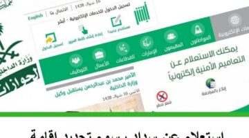 وزارة الخارجية تحدد ما هي رسوم تجديد الإقامة في المملكة؟