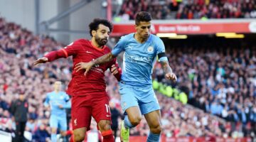 قمة كروية تجمع بين مانشستر سيتي وليفربول في الدوري الانجليزي