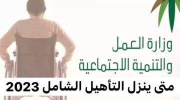 مواطن يسأل كم يوم متبقي على موعد صرف التأهيل الشامل؟.. الموارد البشرية توضح 
