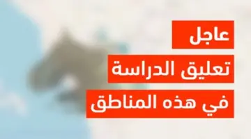 عاجل .. تعليق الدراسة غداً في هذه المناطق بالمملكة بسبب الأمطار وتحذيرات الأرصاد