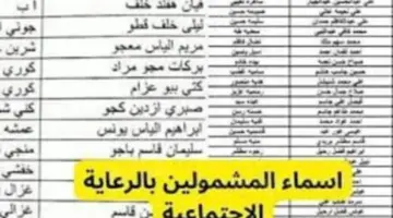 “تنزيل الملف pdf” وزارة العمل العراقية تكشف كيفية الاستعلام اسماء الرعاية الاجتماعية الوجبة الأخيرة العراق 2024