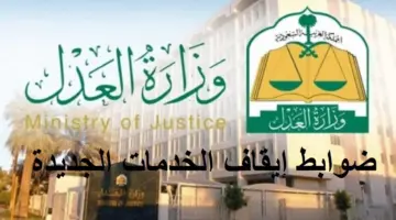 تطبيق ضوابط إيقاف الخدمات الجديدة يناير أم يونيو 2024 والفئات المشمولة والمستثناة منها؟ وزارة العدل تجيب