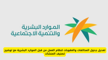 ما هي مخالفات نظام العمل بعد التعديل الأخير؟ .. الموارد البشرية تُجيب في بيان رسمي