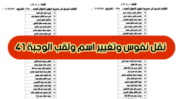 "هنا" رابط الاستعلام عن أسماء نقل النفوس الوجبة الجديدة في العراق 2024