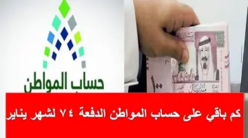 بعد تمديد الدعم الإضافي.. كم باقي على حساب المواطن الدفعة 74 لشهر يناير؟.. حساب العناية بالمستفيدين يُجيب
