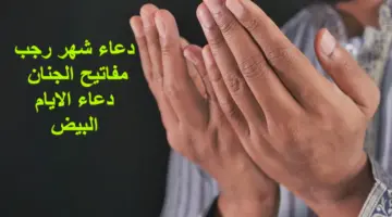 في ليلة الـ12.. أفضل دعاء شهر رجب مفاتيح الجنان للأيام البيض لفك الكرب وزيادة الرزق وقضاء الحاجة