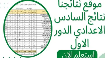 LINK.. الاستعلام عن نتائج السادس الاعدادي 2024 الدور الأول لجميع محافظات العراق الدور الأول