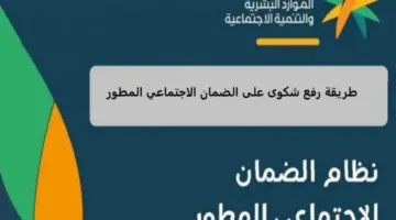 "الموارد البشرية" توضح آلية رفع شكوى مالية بسبب نقص مبلغ دعم الضمان الاجتماعي المطور