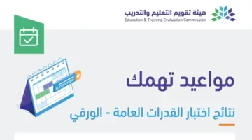 متى موعد إعلان نتائج اختبار القدرات العامة الورقي 1445؟ "هيئة تقويم التعليم" تُجيب