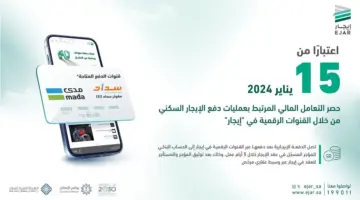 "الهيئة العامة للعقار" حصر دفع الإيجار عبر القنوات الرقمية للعقود السكنية الجديدة