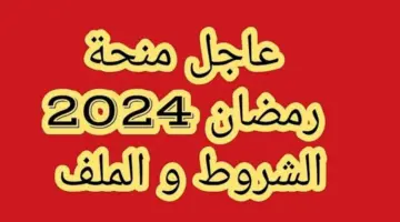 رسميًا .. رابط مباشر التقديم على منحة رمضان 2024 وقبول من يتوفر به هذه الشروط