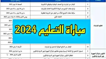 عاجل..ظهور نتائج مباراة التعليم 2023-2024 الآن استعلم عن الناجحين في مباراة توظيف الأساتذة