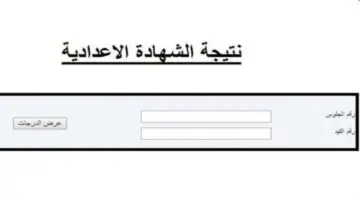 كيفية استخراج نتيجة الصف الثالث الاعدادي 2024 الترم الأول برقم الجلوس جميع المحافظات