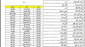 جميع الاسماء” اسماء المشمولين بالرعاية الاجتماعية الوجبة الاخيرة 2024 عبر منصة مظلتي الالكترونيه spa.gov.iq