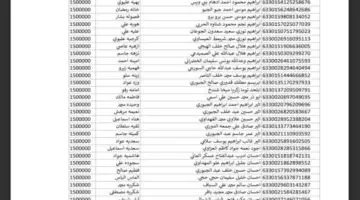 عاجل.. الآن تحميل كشوفات اسماء منحة المليون ونصف للعائدين الوجبة الأخيرة