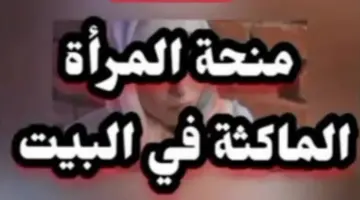 سجلي الآن.. منحة المرأة الماكثة في البيت 2024 minha anem dz في الجزائر