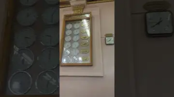 ساعة حائطية بالمسجد النبوي تعمل بالتوقيت الغروبي.. ظاهرة التوقيت الغروبي وعلاقتها بالنظام الزوالي