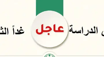 عاجل تعليق الدراسة حضورياً غدا الثلاثاء في السعودية ببعض المناطق لهذا السبب