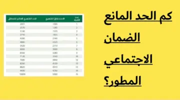 كم الحد المانع الضمان الاجتماعي المطور 1445 وما طريقة احتساب المعاش؟