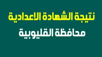 3  إعدادي .. رابط نتيجة الشهادة الإعدادية القليوبية 2024 بالاسم ورقم الجلوس فقط