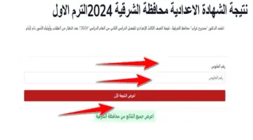 نتيجة الإعدادية.. البوابة الإلكترونية لمحافظة الشرقية نتائج الامتحانات 2023-2024 "مبروكـ للناجحين"