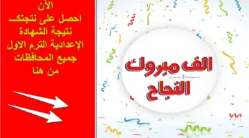 "كل المحافظات الآن".. نتيجة شهادة الصف الثالث الاعدادي بالاسم ورقم الجلوس اليوم السابع أون لاين