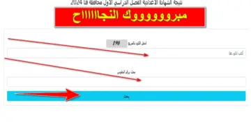 الموقع الرسمي هُنا.. نتيجة الشهادة الإعدادية محافظة قنا برقم الجلوس 2024 الترم الاول استعلم الآن