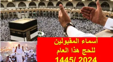 استعلم الآن.. أسماء المقبولين للحج هذا العام 1445-2024 أون لاين عبر منصة awqaf.gov.jo