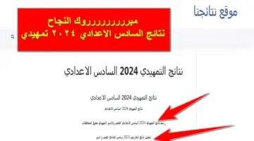 استعلم الآن.. رابط نتائج السادس الاعدادي تمهيدي 2024 موقع نتائجنا جميع المحافظات العراقية