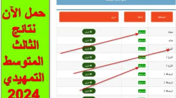 ظهرت حالاً.. حمل نتائج الثالث المتوسط التمهيدي 2024 جميع المحافظات العراقية كشوفات pdf
