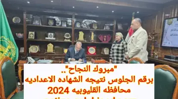 "مبروك النجاح".. برقم الجلوس نتيجه الشهاده الاعداديه محافظه القليوبيه 2024 عبر natiga.qalubiaedu.org