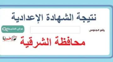 استعلم الآن .. رابط نتيجة الشهادة الاعدادية محافظة الشرقية الترم الاول 2024 برقم الجلوس