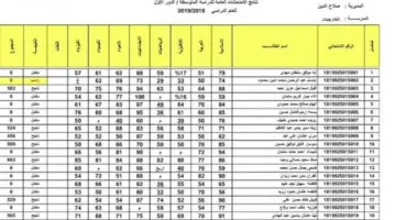 عااجل ظهور .. نتائج الثالث المتوسط الدور الأول 2024 الكوفة والبصرة وبغداد عبر هذا الرابط 