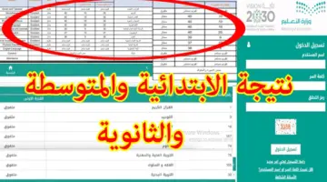 الآن نتائج نظام نور للطلاب برقم الهوية 1445 الفصل الدراسي الثاني