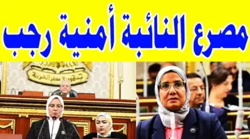 السرعة الزائدة تتسبب في مصرع عضو مجلس النواب امنيه رجب بحادث تصادم