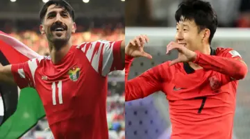 موعد مباراة الأردن وكوريا الجنوبية اليوم في نصف نهائي كأس آسيا والقنوات الناقلة