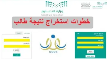 استعلم الآن عبر رابط نظام نور نتائج الطلاب الفصل الدراسي الثاني 1445 برقم الهوية