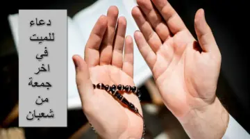 يحتاج لدعائك.. دعاء للميت في اخر جمعة من شعبان المستحب قوله في الأيام المباركة