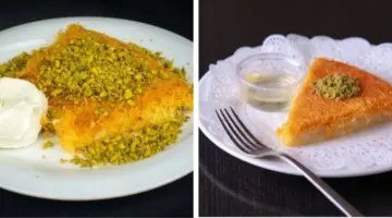 "حلويات رمضانية"طريقة عمل الكنافة بالقشطة في المنزل بطعم شهي ولذيذ 