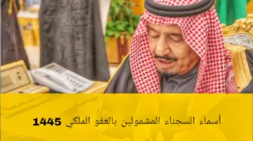 أسماء السجناء المشمولين بالعفو الملكي ١٤٤٥ .. "وزارة الداخلية" توضح إجراءات الاستعلام