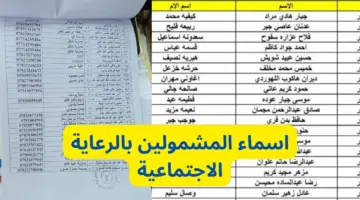 ما هي خطوات استعلام اسماء الرعاية الاجتماعية الوجبة الاخيرة في العراق 2024؟