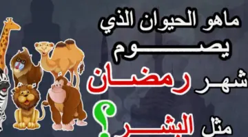 ما هو الحيوان الذي يصوم رمضان؟.. أسماء وأسباب تلك الحيوانات