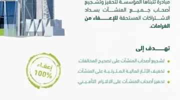 " التأمينات الاجتماعية" توضح شروط مبادرة الإعفاء من الغرامات للمنشآت وأصحاب الأعمال