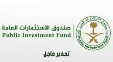 بغرض طلب مبالغ مالية.. تحذير "صندوق الاستثمارات العامة" من أي تواصل ينتحل اسمه