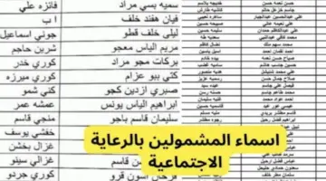 استعلم الآن..رابط استخراج المشمولين في الرعاية الاجتماعية بالعراق 2024 لدى وزارة العمل